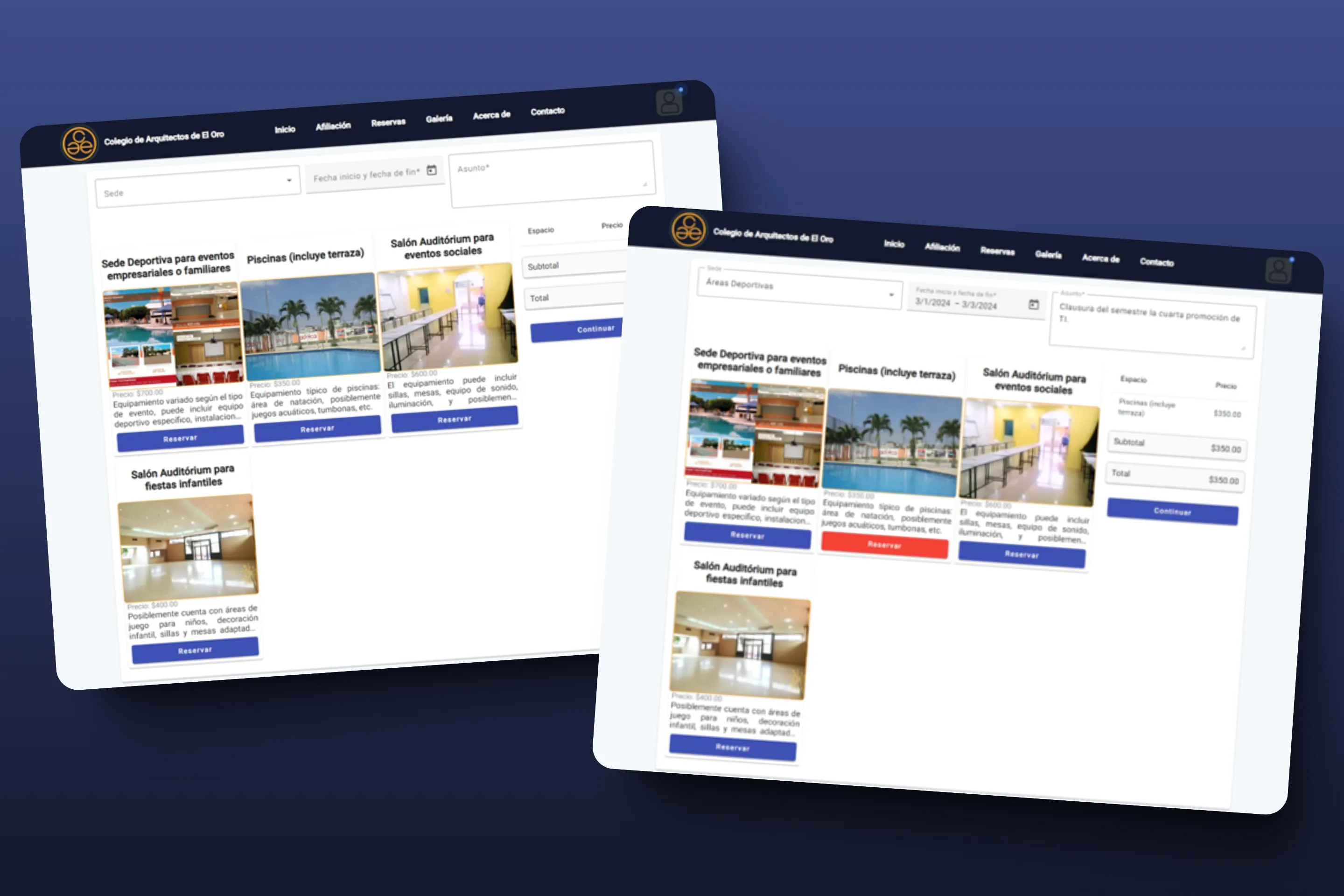 🍭 Reservation Management